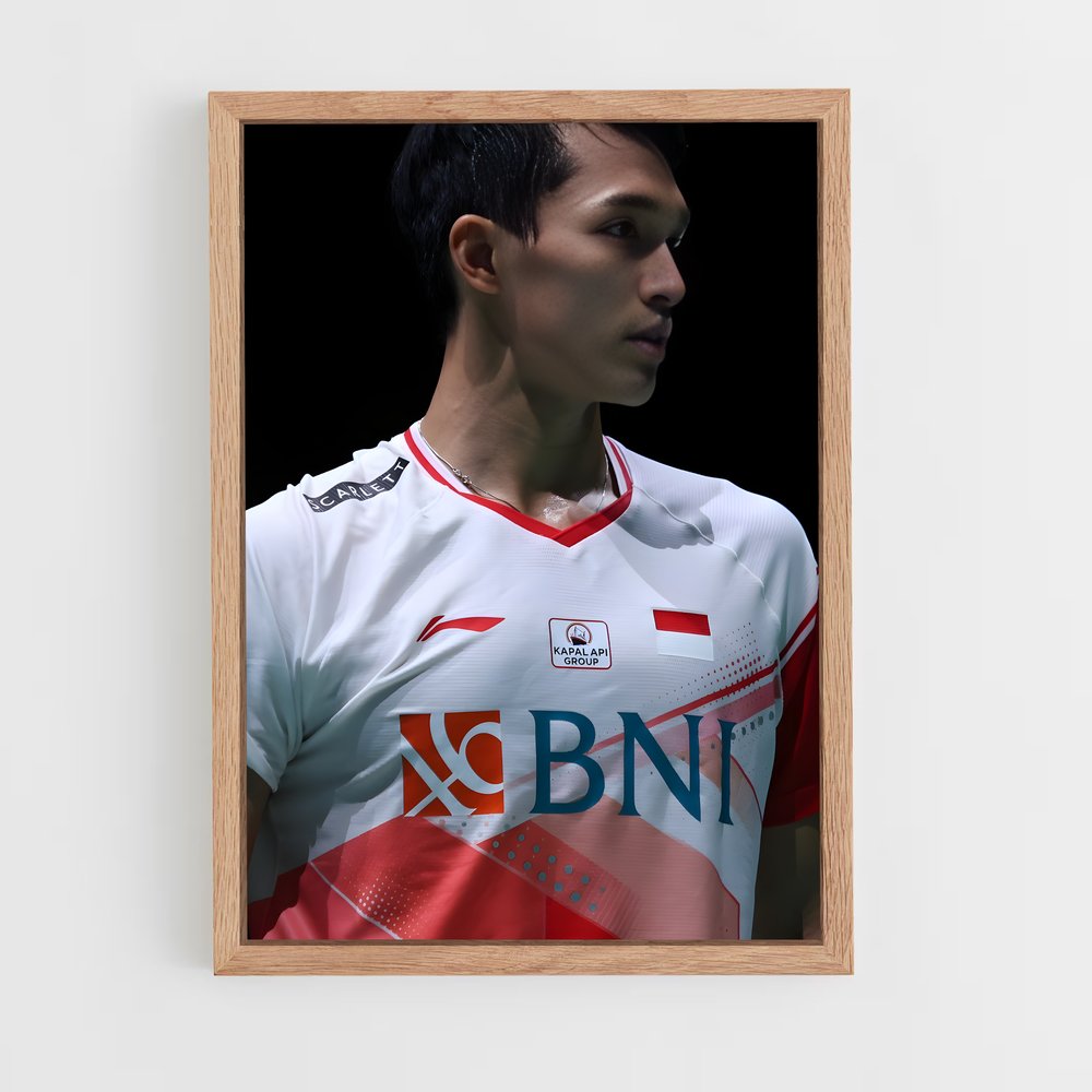 Poster Ace in White – affiche Badminton (vue 4)